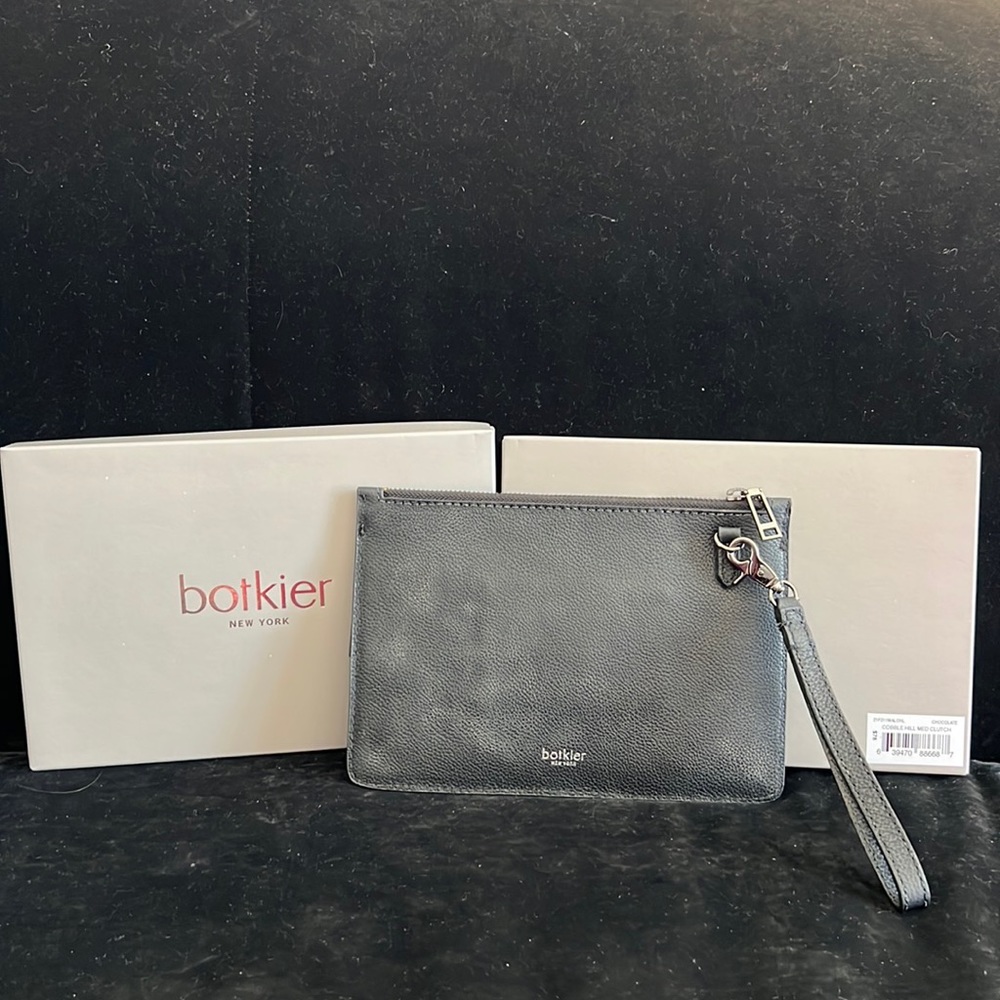 Botkier Medium Leather Clutch NWT